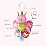 Baby Rattles Toys with Teether,Bed Bell for Toddler in pram,Gifts for Baby Aged 3 Months or More(Butterfly)  Baby Rattles Toys with Teether,Bed Bell for Toddler in pram,Gifts for Baby Aged 3 Months or More(Butterfly)