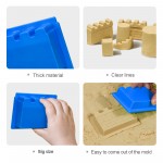 Beach Toys-Sand Brick Maker and Castle Set Compatible with Kinetic Sand.Sand Castle Making Tools (Castle) 