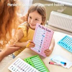 Chore Chart Board for Kids with Adhesive Pads,Kids ADHD to Do List.Helping ADHD Plan Household and Work tasks.4 Planner Boards, 4 Marker Chore Chart Board for Kids with Adhesive Pads,Kids ADHD to Do List.Helping ADHD Plan Household and Work tasks.4 Planner Boards, 4 Marker