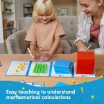 Base Ten Blocks with Place Value Chart - Math Manipulatives for Kids.Counting Blocks for Math to Help Educate Kindergarten Teachers.  Base Ten Blocks with Place Value Chart - Math Manipulatives for Kids.Counting Blocks for Math to Help Educate Kindergarten Teachers.