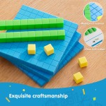 Base Ten Blocks with Place Value Chart - Math Manipulatives for Kids.Counting Blocks for Math to Help Educate Kindergarten Teachers.  Base Ten Blocks with Place Value Chart - Math Manipulatives for Kids.Counting Blocks for Math to Help Educate Kindergarten Teachers.