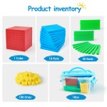 Plastic Base Ten Blocks Set,Maths manipulatives for 2nd Grade classrooms.Place Value Blocks,Counting Cubes to Help Kids Learn Maths (1)  Plastic Base Ten Blocks Set,Maths manipulatives for 2nd Grade classrooms.Place Value Blocks,Counting Cubes to Help Kids Learn Maths (1)