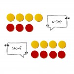 Plastic Two-Color Counter,Red/Yellow,Educational Equipment, Math Classroom Supplies, let Children Learn Mathematics Better(Pack of 200)  Plastic Two-Color Counter,Red/Yellow,Educational Equipment, Math Classroom Supplies, let Children Learn Mathematics Better(Pack of 200)