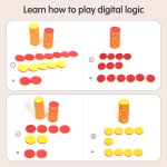 Foam Two-Color Counter,Red/Yellow Two Side 1000 PCS,Counting Manipulatvies, Math Counters for Kids, Counting Chips   Foam Two-Color Counter,Red/Yellow Two Side 1000 PCS,Counting Manipulatvies, Math Counters for Kids, Counting Chips