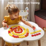 Foam Two-Color Counter,Red/Yellow Two Side 1000 PCS,Counting Manipulatvies, Math Counters for Kids, Counting Chips   Foam Two-Color Counter,Red/Yellow Two Side 1000 PCS,Counting Manipulatvies, Math Counters for Kids, Counting Chips