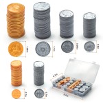 Fake US Coins Play Money 300 PCS Set – 6 Types of Coins,Realistic Prop Money for Kids,Toy Cash Register, Pretend Play Toys – Homeschool & Classroom Teaching Supplies(307)  Fake US Coins Play Money 300 PCS Set – 6 Types of Coins,Realistic Prop Money for Kids,Toy Cash Register, Pretend Play Toys – Homeschool & Classroom Teaching Supplies(307)