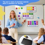 Magnetic Ten-Frame Set, Math Manipulative EVA Number Counting Games, Montessori Educational Toy Gift for Kindergarten Classroom Kids 3 4 5 Year Old Magnetic Ten-Frame Set, Math Manipulative EVA Number Counting Games, Montessori Educational Toy Gift for Kindergarten Classroom Kids 3 4 5 Year Old