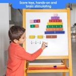 Magnetic score bars for children's math classroom toys. Standing teaching AIDS for primary school classrooms. Help children learn fractions (R+ rectangle) Magnetic score bars for children's math classroom toys. Standing teaching AIDS for primary school classrooms. Help children learn fractions (R+ rectangle)