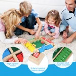 Shut The Box Dice Game,2-4 Player Family Wooden Board Table Math Games for Adults and Kids, 8 Dices Classics Tabletop Version Games for Classroom,Home,Party or Pub  Shut The Box Dice Game,2-4 Player Family Wooden Board Table Math Games for Adults and Kids, 8 Dices Classics Tabletop Version Games for Classroom,Home,Party or Pub